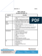 Grade VII - Syllabus - Timetable - Term-1 - PRELIM-1 - 2021-22