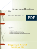 MT 1.5 Sifat Biologis Material Kedokteran Gigi