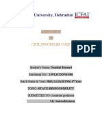 Assignment OF Civil Procedure Code