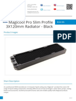 Magicool Pro Slim Profile 3X120mm Radiator - Black PDF