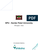 SPU - Sardar Patel University: Gujarat - Other