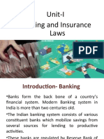 Unit-I Banking and Insurance Laws