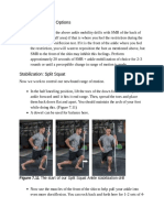 Movement Cluster Options: Figure 7.11 The Start of Our Split Squat Ankle Stabilization Drill