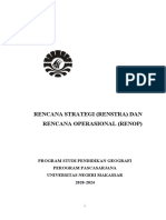 Renstra Renop Prodi Pendidikan Geografi PPs UNM 2020-2024