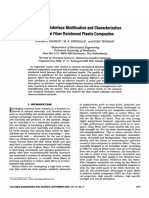 A Review On Interface Modification and Characterization Natural Fiber Reinforced Plastic Composites