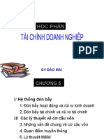 Chương 5 Các lý thuyết cơ cấu vốn