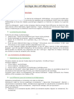 Fiches Pharmacologie Des Antidépresseurs