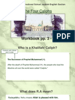 The Four Caliphs: Workbook Pp. 3 - 5