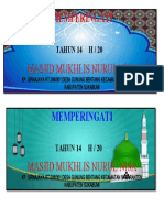 Masjid Mukhlis Nurul Nisa Sukabumi Peringati Tahun 14H