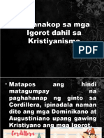 Pananakop Sa Mga Igorot Dahil Sa Kristiyanismo