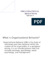 Organisational Behaviour: Subject Code: 1.2