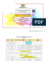 English Language Panel Form 1 Lesson Cycles YEAR 2022