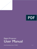 User Manual: Digital Projector