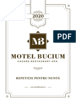 Meniu Evenimente - Motel Bucium