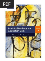 Statistical - Methods - and - Calculation - Skills - by - Isab - 5th Edition