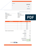 Template Invoice Kledo