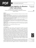 Download Humanitarian Logistics in Disaster Relief Operations by Eduardo Salvino SN63666608 doc pdf