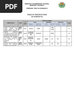 Science 8 Q3 Periodic Exam Blooms Taxo With Answer Key