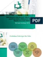 Perubahan-Perubahan Psikologis, Adaptasi Serta Persiapan Peran Orang Tua Dan Menyusui