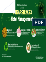 BBD Hotel Management Utkarsh 2023 competitions