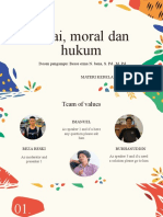 Nilai, Moral Dan Hukum