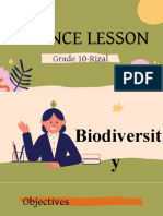 Grade 10 Biodiversity Lesson