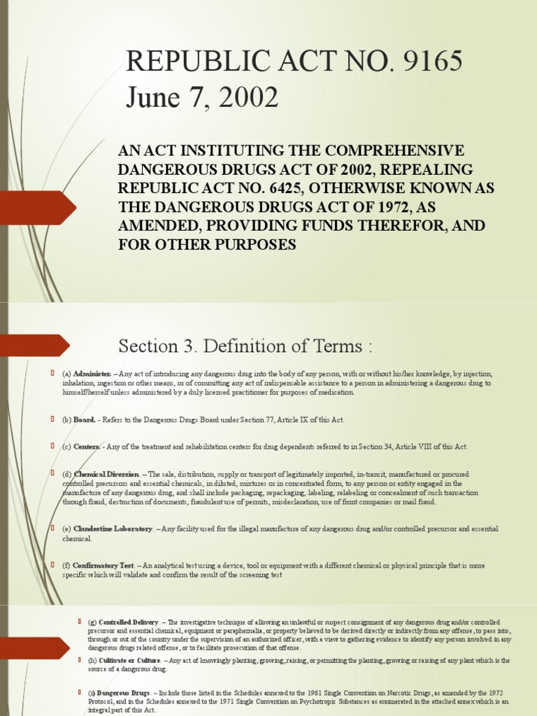 Republic act no 9165 june 7 2002 pdf cannabis drugs