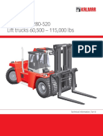 Kalmar dcf280 520 Lift Trucks 60 500 115 000 Lbs
