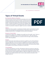 Types of Virtual Event