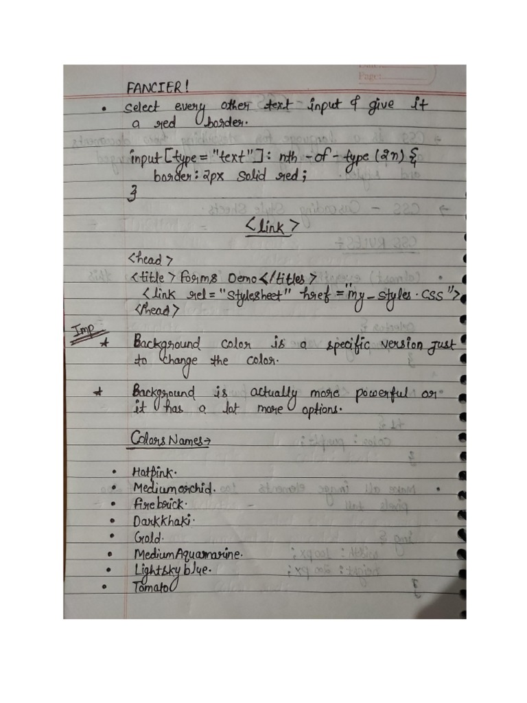 CSS Notes | PDF