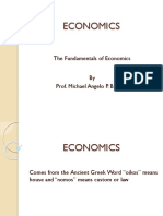Economic Development (Preliminary Term)