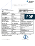 WPQR Welding Procedure Qualification Records