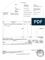 Tax Invoice for Socomec Complaint Services