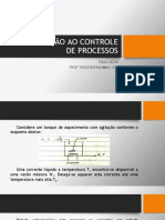 Introdução Ao Controle de Processos: Tiago Vechi