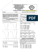 EXAMEN FINAL DE MATEMÁTICAS II DICIEMBRE DE 2007 UVALLE