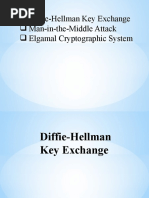 Diffie-Hellman Key Exchange Man-in-the-Middle Attack Elgamal Cryptographic System