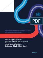BRIEF 8 - How To Deploy Tools of Government That Ensure Private Sector S Compliance in Delivering COVID-19 Services