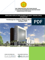 Rencana Kerja Dan Syarat-Syarat Teknis (RKS) Struktur: Pembangunan Gedung Rektorat Dan Ruang Kuliah Kampus PEPI