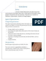 Granuloma Pathology