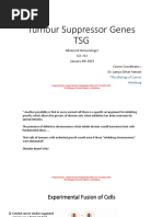 Tumour Suppressor Genes CLS 712 2022-2023