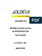 Soldex S.A.: Informe de Estado Actual de Infraestructura "Data Center"
