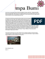 Teks Eksplanasi Tentang Gempa Bumi