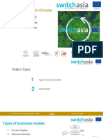 Circular Economy Business Models