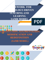 Framework For Technology-Driven Teaching and Learnng Samr Model