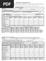 WVDEP Official Misc Testing Report Form