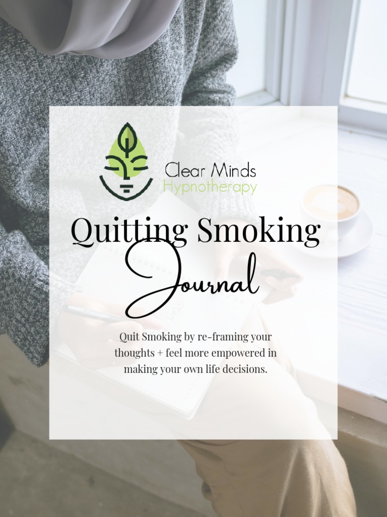 Quitting Smoking Journal by Clear Minds PDF Tobacco Smoking Addiction