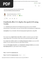 Databricks dbx CLI_ deploy the spark JAR using YAML _ by Ganesh Chandrasekaran _ Medium