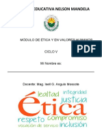 Modulo Etica Ciclo V