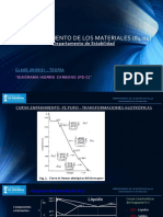 Diagrama Fe-C: Constituyentes y transformaciones