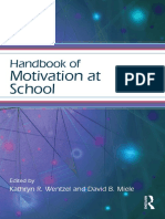 Handbook of Motivation at School